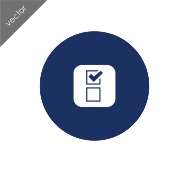 onay işareti simgesi.