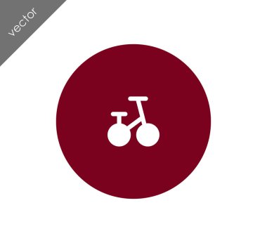 Bisiklet basit simgesi