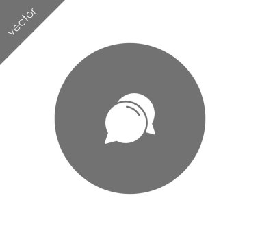 Konuşma simgesini simgeleri 