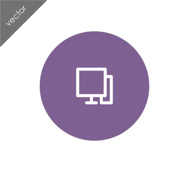 Masaüstü bilgisayar simgesi  