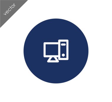 Masaüstü bilgisayar simgesi  