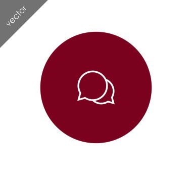 Sohbet simgesi tasarım