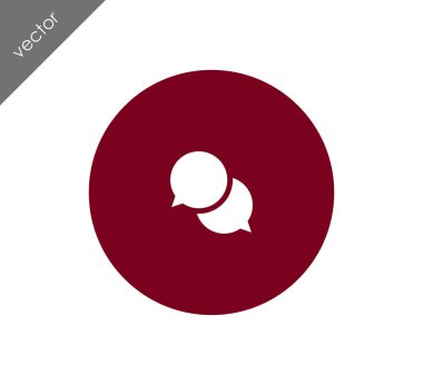 Konuşma simgesini simgeleri 