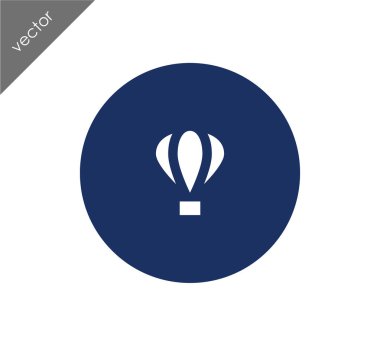 Sıcak hava balonu simgesi