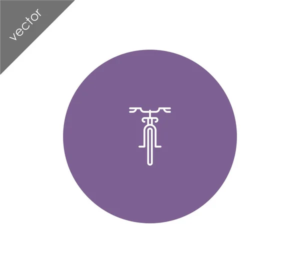 Bicicleta icono simple — Vector de stock