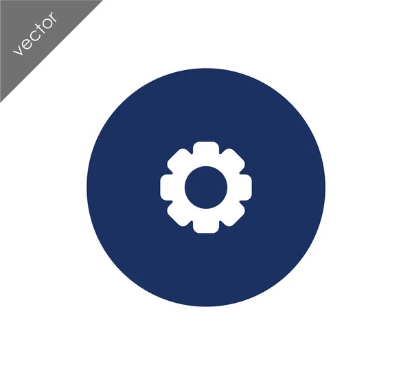 Ilustración de iconos Cogwheel — Vector de stock