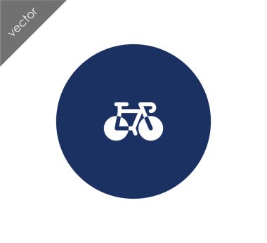 Bisiklet basit simgesi