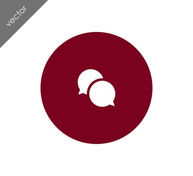 Konuşma simgesini simgeleri 