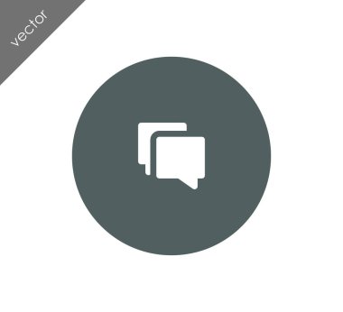 Konuşma simgesini simgeleri 