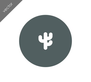 Kaktüs simge tasarım