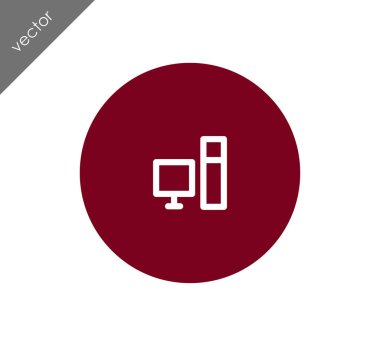 Masaüstü bilgisayar simgesi  