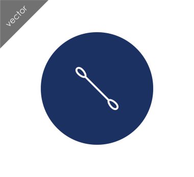 Pamuklu çubukla simgesi