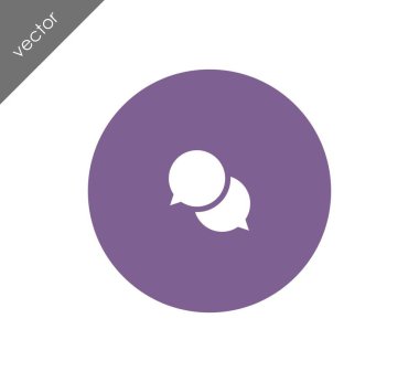 Konuşma simgesini simgeleri 