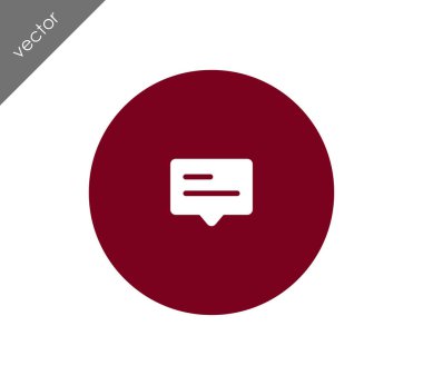 Metin balonu simgesinin