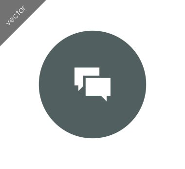 Konuşma simgesini simgeleri 