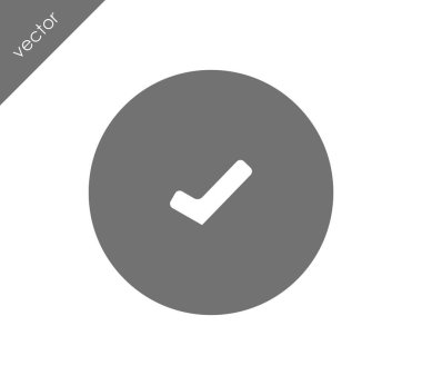 onay işareti simgesi.