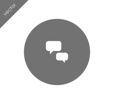 Konuşma simgesini simgeleri 