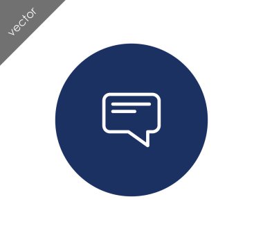 Metin balonu simgesinin