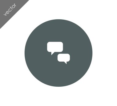 Konuşma simgesini simgeleri 