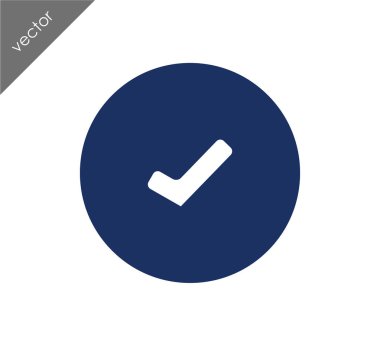 onay işareti simgesi.