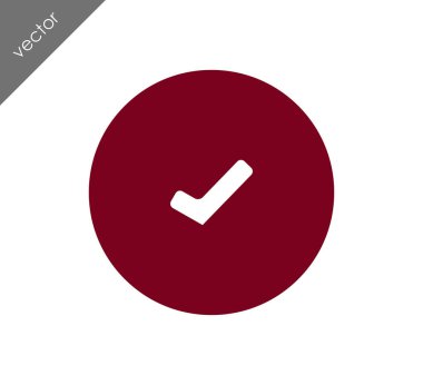 onay işareti simgesi.