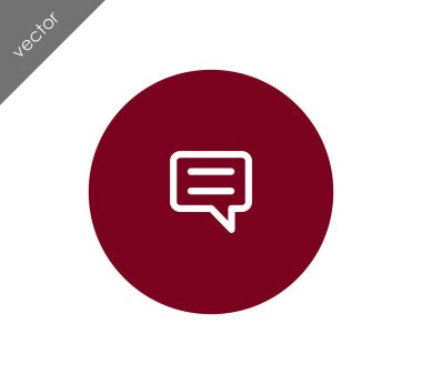 Metin balonu simgesinin