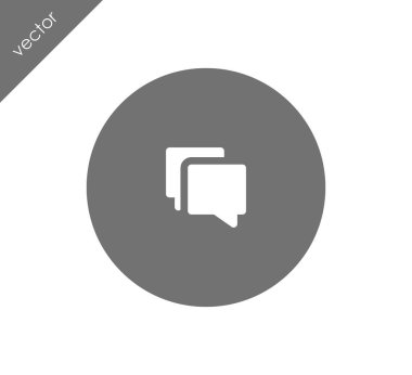 Konuşma simgesini simgeleri 