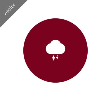 Fırtına bulutu simgesi