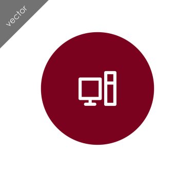 Masaüstü bilgisayar simgesi  