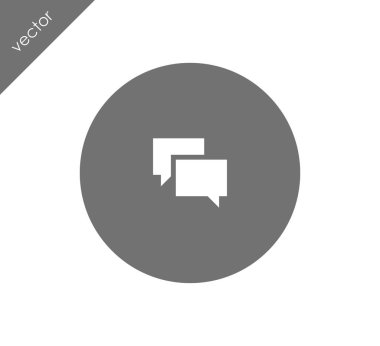 Konuşma simgesini simgeleri 