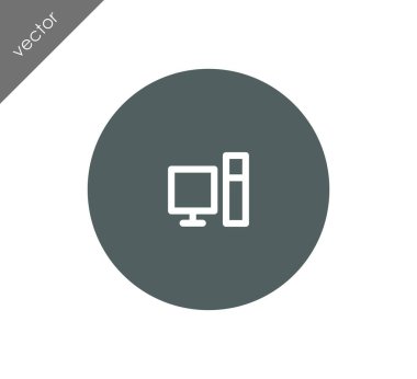 Masaüstü bilgisayar simgesi  