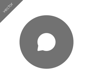 Düşünce balonu simgesinin