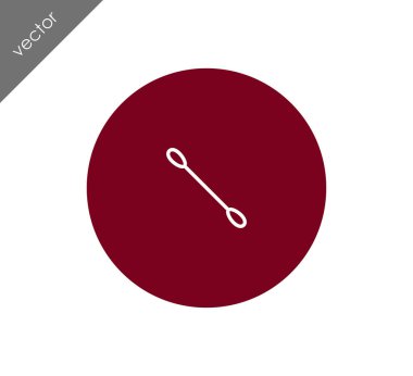 Pamuklu çubukla simgesi