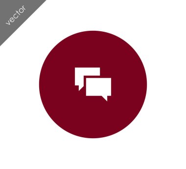 Konuşma simgesini simgeleri 