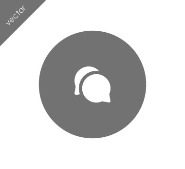 Konuşma simgesini simgeleri 