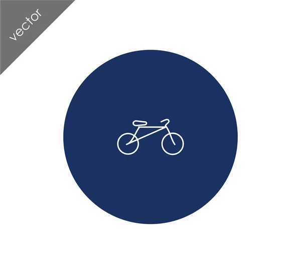 Проста ікона велосипеда — стоковий вектор