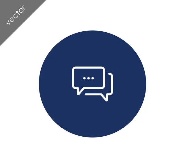 Design of Chat icon — Stock Vector