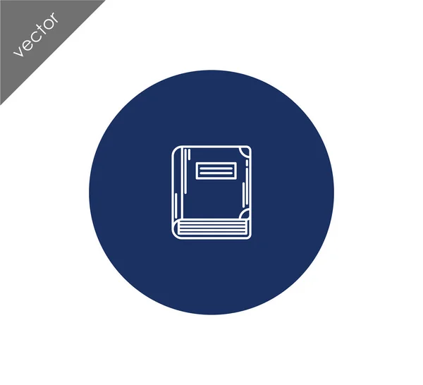 Libro Icono simple — Vector de stock