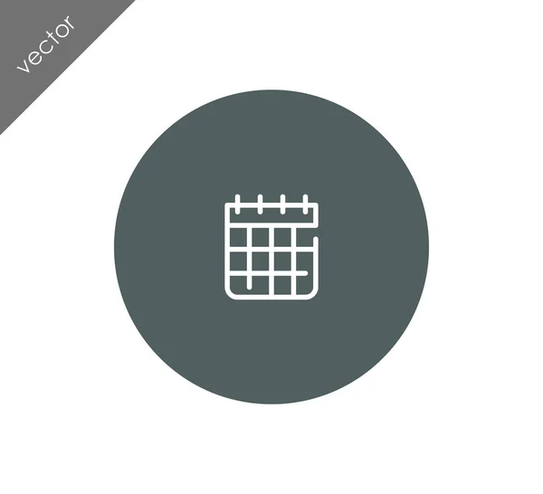 Calendar web  icon — Stock Vector