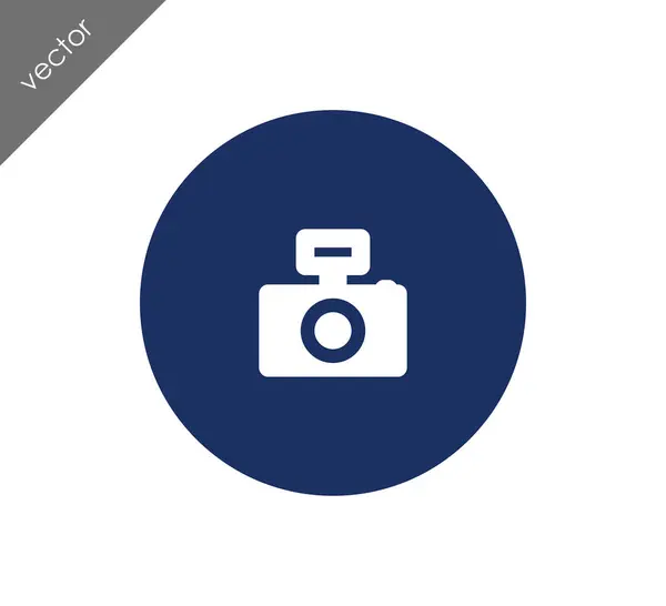 Foto camera pictogram — Stockvector