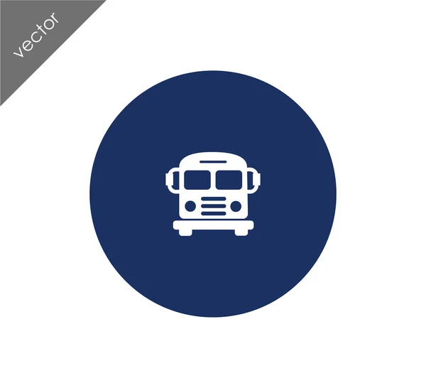 Passagierbus-Ikone — Stockvektor