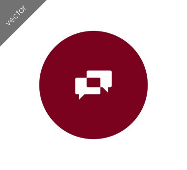 Konuşma simgesini simgeleri 