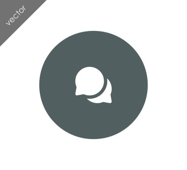 Konuşma simgesini simgeleri 