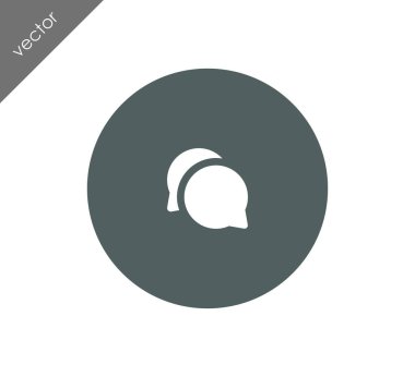 Konuşma simgesini simgeleri 