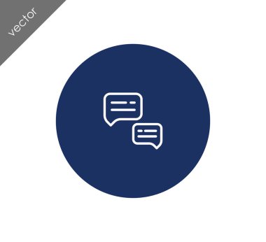 Konuşma simgesini simgeleri 