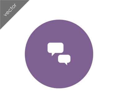 Konuşma simgesini simgeleri 