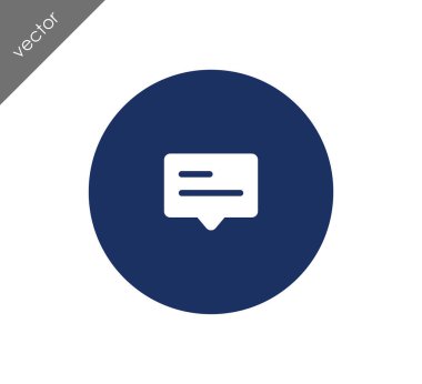 Metin balonu simgesinin