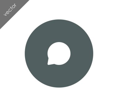 Düşünce balonu simgesinin