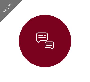 Konuşma simgesini simgeleri 