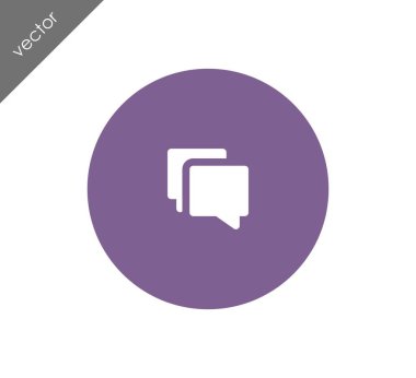 Konuşma simgesini simgeleri 